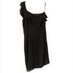 Ann Taylor ✨HP✨ Silk Black One Shoulder Dress✨ Photo 2