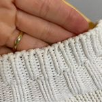 Nordstrom Vintage Sweater Women White Cable Knit Long Sleeve Size XS 100% Cotton Photo 8