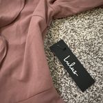 Lulus  mauve long-sleeve v-neck wrap front top size S NWT Photo 6