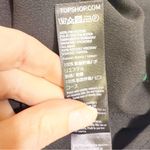 Topshop  Black Daisy Embroidered Button-Front Cami Tank Top size‎ 4 Photo 7