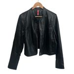 Spanx Leather-Like Moto Jacket, New with Tags, Black Photo 1