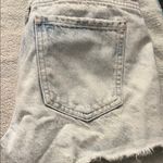Garage  Light Blue Distressed Jean Shorts Photo 6