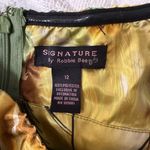 Signature Green and Yellow Halter Maxi Dress Size 12 Photo 4