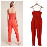 Anthropologie Saturday Sunday Isabel Tie Front Jumpsuit - Red - XS Photo 2