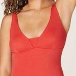 ANDIE Swim The Tahiti One Piece In Chili Pepper Open Back Deep V Size XS NEW Photo 0