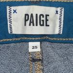 Paige  Jimmy Jimmy Dark Wash‎ Short Cuffed Denim Jean Shorts Size 25 Photo 4