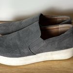 Steve Madden Women's Giovana Perforated Slip On Loafer Gray Fabric size 8.5 Photo 4