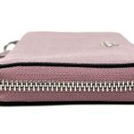 Coach Long Zip Around Wallet in Ice Purple Leather C3441 Photo 4
