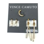 Vince Camuto | NWT Curated Faux Pearl & Crystal Earrings Set Photo 2