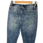 CAbi Jeans Womens 6 Cinch Skinny Distressed Mid Rise Acid Wash Stretch 4154 Blue Photo 6