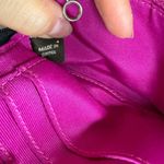 Coach  y2k Signature Black and Hot Pink Canvas Wallet Wristlet Photo 5