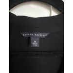 Banana Republic Short Sleeved Collared Deep V-Neck Midi Empire Waist Dress, Med Photo 2