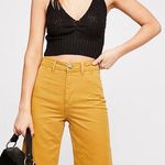 Free People Mustard Flare Pants  Photo 0