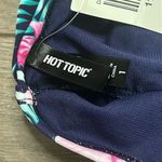 Hot Topic High Waist Floral Ruched Swim Bottom Pink Black Size 1X Photo 6