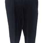 Eileen Fisher  Women Velvet Cordury‎ Size Zip Black Pants Size 1X Photo 0
