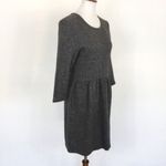 Jack Wills  Gray Fit And Flare Knit Dress Long Sleeve US 8 Cozy Casual Minimalist Photo 1