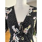 Topshop Size 4 Uk 8  Floral Print Dress Wedding Party New Year Open Back Summer Photo 2