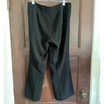 Lafayette 148 | Black Crepe Ankle Length Straight Leg Black Trousers | Size 4 Photo 2