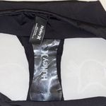 Hurley NWT Women’s  Bikini Bottom solid black moderate Large 295950 low rise Photo 5