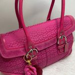 Coach y2k Vintage 2004 Pink Hampton SOHO Flap Satchel Photo 8