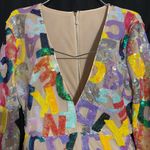 Unbranded Colorful Sequined Alphabet Letters Formal Ladies Party Dress size L Yellow Size L Photo 2