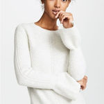 Club Monaco Sweater Women Small Gray Wool Cashmere Blend Bell Sleeve Andreah Photo 0