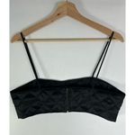 LIONESS Supernatural Black Quilted Cropped Top M Photo 6