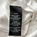 David Meister  Lace Overlay Sheath Cocktail Dress‎ in Metallic Silver Geo, Size 6 Photo 12