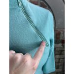 Gap sweater high neck jeweled zipper blue Photo 3