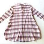 Soft Surroundings Gauze Button Down Checked Blouse Photo 4