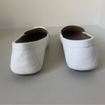 Calvin Klein  White Gold Leather Loafers  Size 8 Photo 3