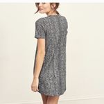 Abercrombie & Fitch Black White Marled Ribbed Knit T-Shirt Dress Size Small Photo 1