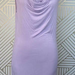 La Perla Malizia Lavender Cowl Neck Jersey Dress Photo 0