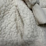 Aerie  Woman’s Dream Sherpa Quarter Zip Cream Sweatshirt: Pockets; size Large Photo 10