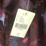 NWT By Anthropologie Tulle Lace Mix Ruffled Top XS Purple Photo 7