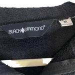 Black Diamond  Black Long Sleeve Fleece Zip Up Hoodie Size Medium Photo 3