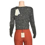 Ba&sh  Darry Knit Sequin Crop Top, Black, Large Photo 9