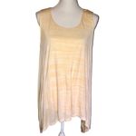 H by Halston Tank Top Womens M Used Yellow Multicolor Photo 1