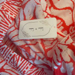 Figueroa‎ & Flower NWT Midi Dress Tiered Floral Cream Coral Orange Size Large Photo 6