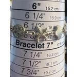 Vintage Silver Tone Nautical Bracelet Fish Shell Starfish Beach Vacation 7.25" Photo 4