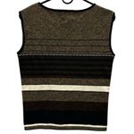 Tehama Nancy Haley Cotton Rayon Blend Crew Neck Sleeveless Knit Top Womens Small Black Photo 7