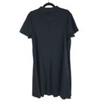 Lane Bryant Womens T Shirt Dress Keyhole Cutout V Neckline Stretch Black 14/16 Photo 1