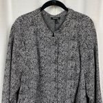 Torrid Black&White Chevron Peplum Jacket Sz.4 Photo 6