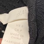 H&M Black Lace Long Sleeve Blouse Photo 5