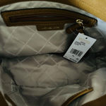 Michael Kors  Brooke Acorn Brown Leather Medium Satchel Crossbody Bag Photo 12