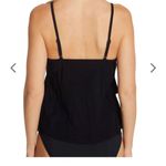 Magicsuit Women's Rita Tiered Ruffle Tankini Top Black Size 16 Photo 1