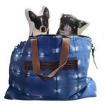 Lovestitch Tie-Dye Blue Hampton Weekender Bag NEW Photo 2