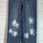 Pac Sun 90s boyfriend high rise straight leg bleached jeans sz 23 Photo 0