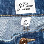 J.Crew  perfect fit jeans! Frayed hem and star design on back pockets! Photo 5