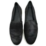 Vince  Women’s Size 7 Charcoal Gray Black Warren Calf Hair Slip On Sneakers Shoes Photo 2